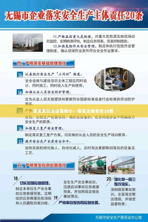 落实责任主体是核心：落实主体责任20条 