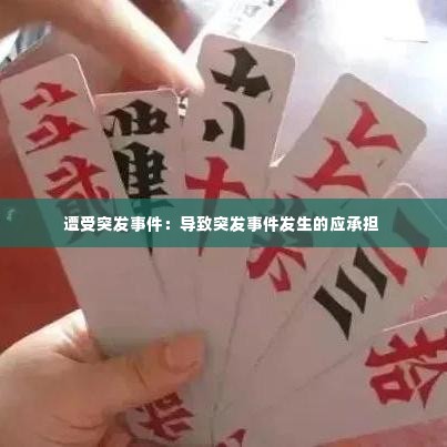 遭受突发事件：导致突发事件发生的应承担 