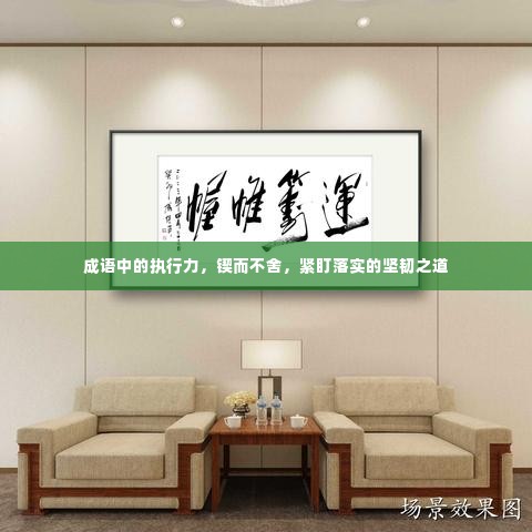 成语中的执行力，锲而不舍，紧盯落实的坚韧之道
