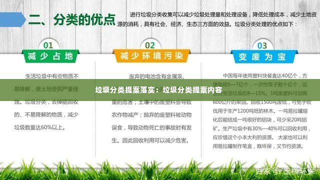 垃圾分类提案落实：垃圾分类提案内容 