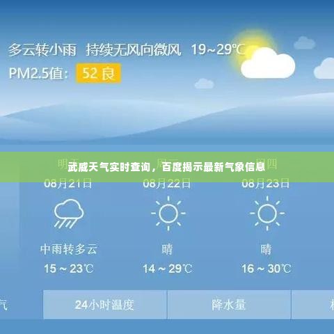 武威天气实时查询，百度揭示最新气象信息