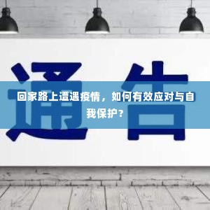 回家路上遭遇疫情，如何有效应对与自我保护？