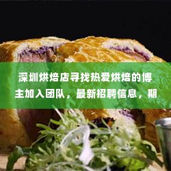 深圳烘焙店寻找热爱烘焙的博主加入团队，最新招聘信息，期待您的加入！