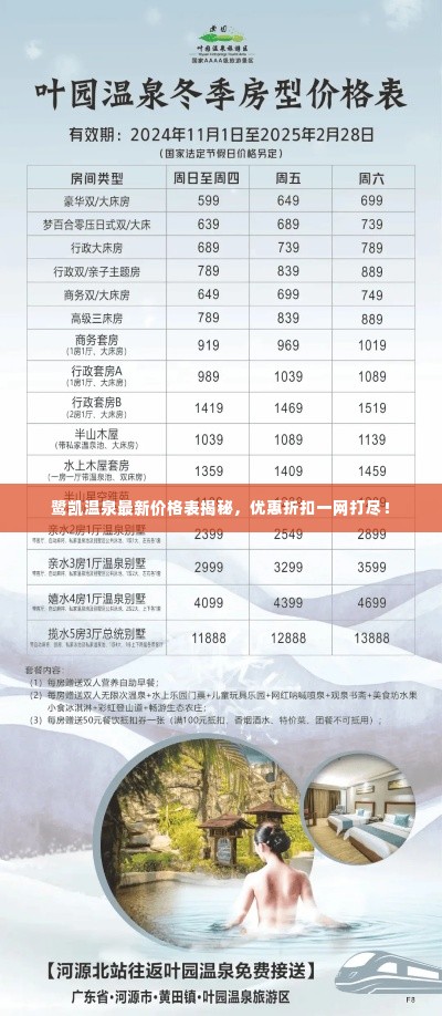 鹭凯温泉最新价格表揭秘，优惠折扣一网打尽！