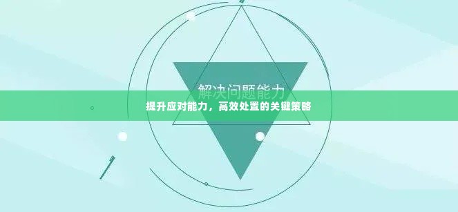 提升应对能力，高效处置的关键策略