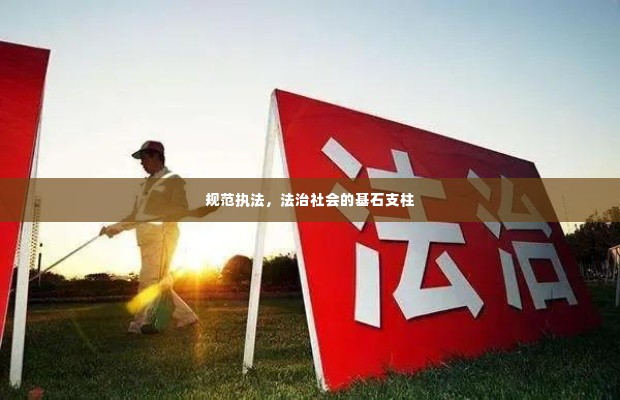 规范执法，法治社会的基石支柱
