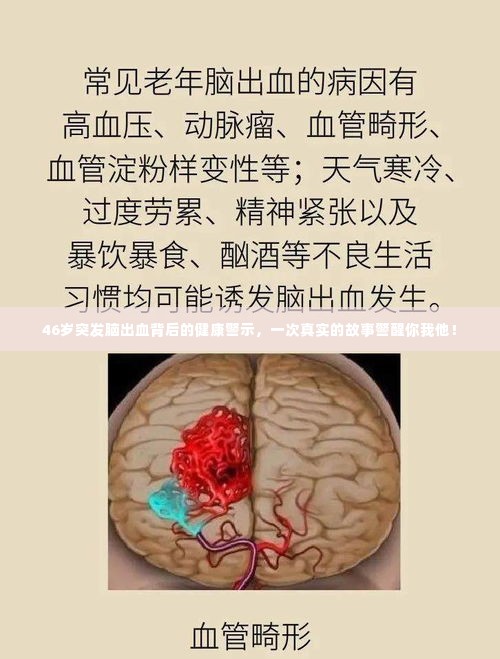 46岁突发脑出血背后的健康警示，一次真实的故事警醒你我他！