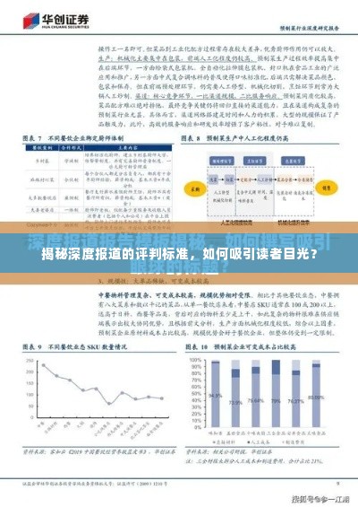 揭秘深度报道的评判标准，如何吸引读者目光？