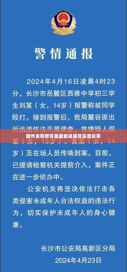 赣州章晖醉驾案最新进展及深度反思