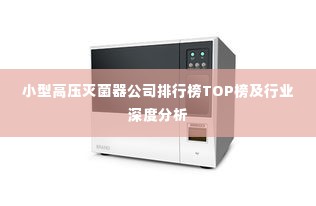 小型高压灭菌器公司排行榜TOP榜及行业深度分析