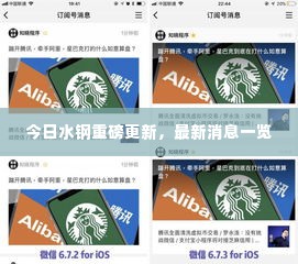 今日水钢重磅更新，最新消息一览