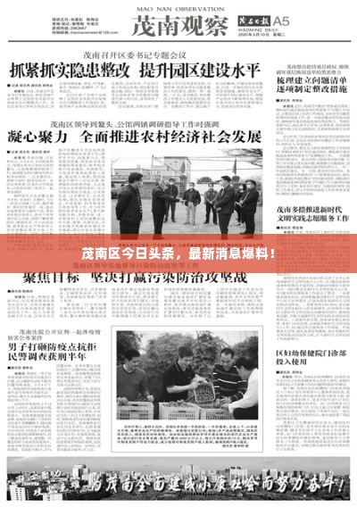 茂南区今日头条，最新消息爆料！