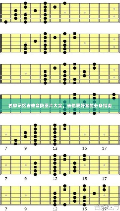 独家记忆吉他音阶图片大全，吉他爱好者的必备指南
