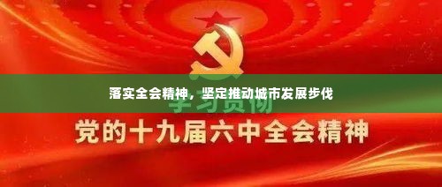 落实全会精神，坚定推动城市发展步伐