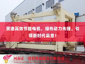 贵港高效节能电机，绿色动力先锋，引领新时代篇章！