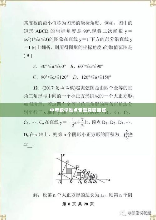 中考数学难点专题突破训练
