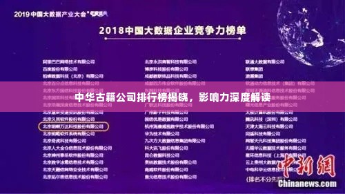 中华古籍公司排行榜揭晓，影响力深度解读